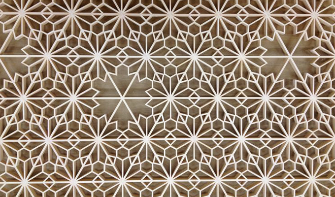 wall panel laser cutting on mdf